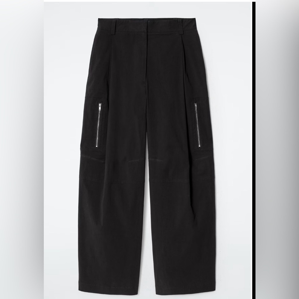 COS UTILITY BARREL-LEG CARGO PANTS